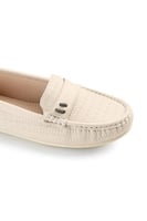 حذاء فلات طبي كاجوال مغلق بدون لمعة مزود بحزام جلد...