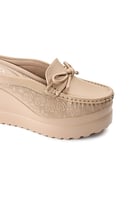 حذاء كعب عالي طبي سابو مفتوح من الخلف يتوسطه شريطة...