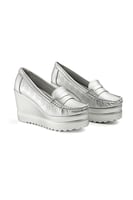 حذاء كعب عالي طبي سابو مغلق من الخلف بدون لمعة يتو...