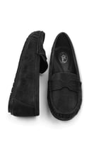 حذاء فلات طبي كاجوال مغلق مزينة بحزام مفرغ بأعلى ا...