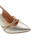 حذاء كلاسيكي سهرة أنيق بمقدمة مدببة مزينة بأحجار ل...