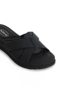 حذاء صيفي طبي أنيق بمقدمة بشكل فيونكة كبيرة متقاطع...