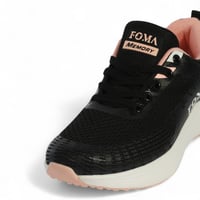 حذاء رياضي كاجوال نسائي مع رباط بمقدمة مخططة من لو...