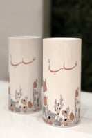 مناديل اسطوانية مع ثيم بالاسم