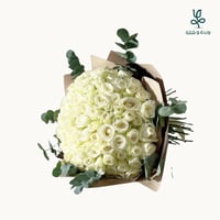 باقة ورد جوري ابيض