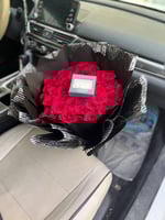 باقة ورد احمر