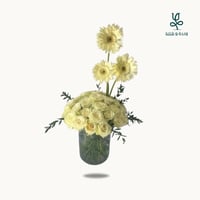 روز ابيض مع الجربيرا