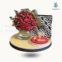 فازة ورد مع كيكة اني وداني