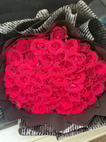 باقة ورد احمر