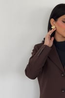 عباية بليزر مبطن بني كلاسيك .. بازارر كلاسيك