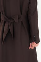 عباية بليزر مبطن بني كلاسيك .. بازارر كلاسيك