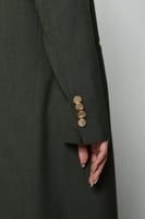 بليزر عباه مبطن بالكامل لون اخضر زيتي مع ازارر ذهب...