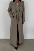 بليزر عباية بيج مقلم