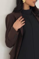 فستان اسود طويل