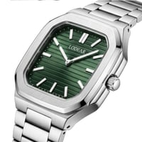 ساعة باك ستيل فضي مبنا فضي LOD7751