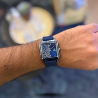 ساعة رجالية مميزة ربل لون ازرق 43001