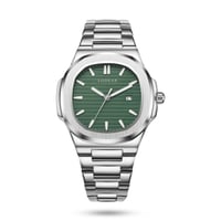 ساعة رجالية فليب مينا اخضر زيتي 43004