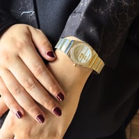 ساعة نسائية فاخرة ستيل فضي و ذهبي AK5910L