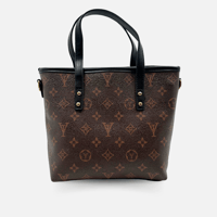 شنطة نسائية مميزة لون اسود مع بني