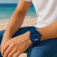 ساعة شبابية بلون الازرق EM052