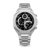 ساعة رجالية فاخرة مينا الاسود 40025/2