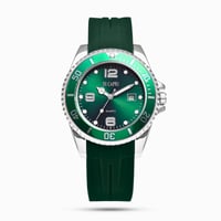 ساعة رجالية فاخرة لون اخضر 8090
