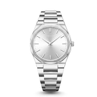 ساعة الرسمية الرجالية ستيل مينا رصاصي LOD 2605