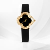 ساعة نسائية الوردة اسود 669