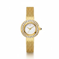 ساعة نسائية فاخرة ستيل فضي AK5910L