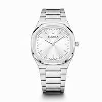 ساعة رجالية ستيل فضي مينا فضي LOD2499