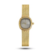 ساعة نسائية فاخرة ذهبي مينا رصاصي 2083