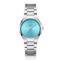 ساعة الاصالة الرجالية ستيل فضي مينا سماوي LOD 2504...