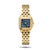 ساعة نسائية ستيل ذهبي مينا ازرق VL010028