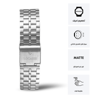 ساعة رجالية عصرية مينا اسود 40171