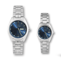 طقم ساعة رجالي ونسائي مميز روكس