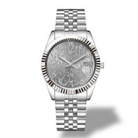 ساعة رجالية فاخرة سير من الاستيل M001