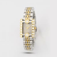 ساعة نسائية الودرة بسير استيل لونين EL005