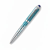قلم رجالي مميز باللون الفضي و الفيروزي 014-011