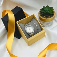 طقم ساعة نسائية فاخرة