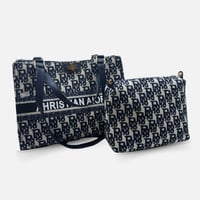 طقم شنطة نسائية مميزة لون كحلي