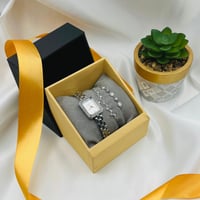 طقم ساعة نسائية فاخرة