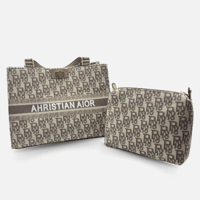 طقم شنطة نسائية مميزة لون كاكي