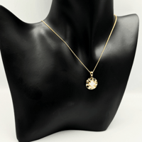 سلسال الوردة مميز فضي