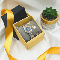 طقم ساعة نسائية فاخرة