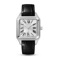 ساعة رجالية سير جلد بلون الاسود 1037