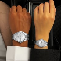 طقم ساعة رجالي ونسائي مميز روكس