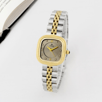 ساعة نسائية مميزة بسير استيل لونين L0018