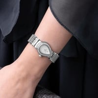 ساعة نسائية مميزة فضي 6001