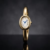 ساعة الاسوارة كاتر استيل ذهبي مينا ابيض 1160-02