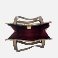 طقم شنطة نسائية مميزة لون كاكي